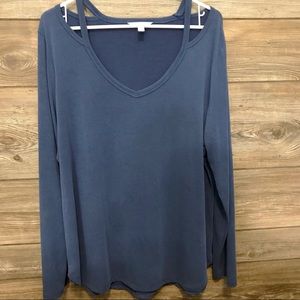 XXL Time and Tru blue long sleeve t-shirt